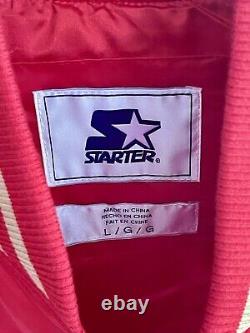 Starter San Francisco 49ers Puffer Jacket Size Large- Very Thick And Warm