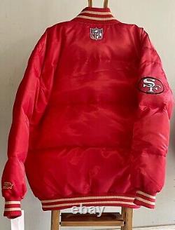 Starter San Francisco 49ers Puffer Jacket Size Large- Very Thick And Warm