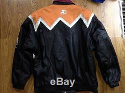 Starter Super Bowl XXIX Chargers Vs 49ers Mens Leather Jacket XL