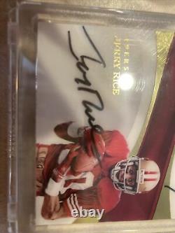 Steve Young And Jerry Rice Dual Auto Card Immaculate Collection 4/5