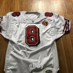 Steve Young Authentic San Francisco 49ers Wilson Jersey Size 48 NFL football