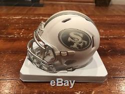 Steve Young Autographed San Francisco 49ers Ice Mini Helmet Witness JSA & GTSM