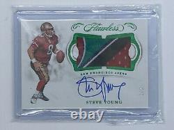 Steve Young Panini Flawless Patch Auto 1/2 2018 San Francisco 49ers