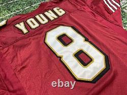 Steve Young Wilson NFL San Francisco 49ers Jersey Vtg Sz 50 Niners Football