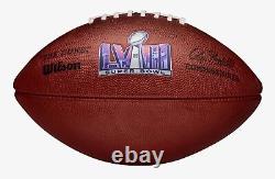 Super Bowl LVIII 58 Chiefs vs. 49ers Official Leather Authentic Game Football