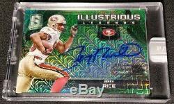 TRUE 1/1 AUTO JERRY RICE 2015 Panini Spectra ONE OF ONE LEGENDS SIGS WHITE BOX