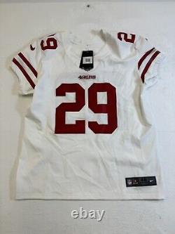 Talanoa Hufanga San Francisco 49ers Nike White Vapor Elite Jersey 48