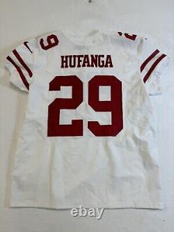 Talanoa Hufanga San Francisco 49ers Nike White Vapor Elite Jersey 48