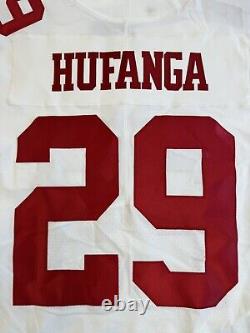 Talanoa Hufanga San Francisco 49ers Nike White Vapor Elite Jersey 48