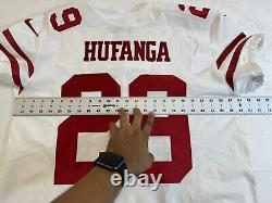 Talanoa Hufanga San Francisco 49ers Nike White Vapor Elite Jersey 48