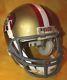 Throwback San Francisco 49ers Custom Football helmet Schutt Air med. Jerry Rice