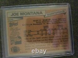 Topps 1981 Joe Montana San Francisco 49ers RC #216 Football Card