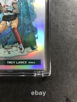 Trey Lance 2021 Donruss Downtown Rookie Card DT-35 San Francisco 49ers Case Hit