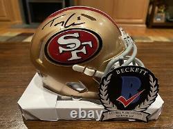 Trey Lance Autographed San Francisco 49ers Speed Mini Helmet Beckett