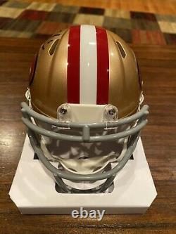 Trey Lance Autographed San Francisco 49ers Speed Mini Helmet Beckett