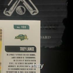 Trey Lance On-Card Auto 03/10 Bowl Championship Ticket 2021 Contenders Draft