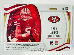 Trey Lance Rookie Patch Auto /199 RPA 2021 Absolute Football San Francisco 49ers