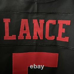 Trey Lance San Francisco 49ers Nike Vapor Elite Black Color Rush Jersey Sz 60