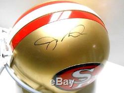UDA Holo JSA Joe Montana Full Sized Signed Autographed FS Football Helmet 49ers