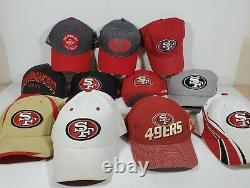 Ultimate Niners Fan Lot of 11 San Francisco 49ers Hats Many RARE Some Vintage