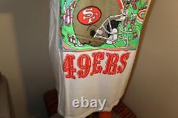 VINTAGE 90'S SAN FRANCISCO 49ERS CITY T-SHIRT NWOT NOS SIZE Large MADE IN USA