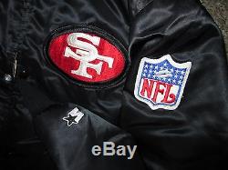 Vintage NFL San Francisco 49ers Reversible Men's Jacket M Used Condition