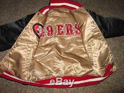 Vintage NFL San Francisco 49ers Reversible Men's Jacket M Used Condition