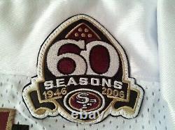VINTAGE NWT REEBOK ON FIELD SAN FRANCISCO 49ers 60TH ANNIVERSAR 21GORE JERSEY 48