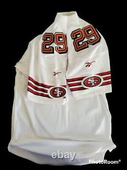 VINTAGE REEBOK AUTHENTIC SAN FRANCISCO 49ers jersey vtg 46 sewn throwback