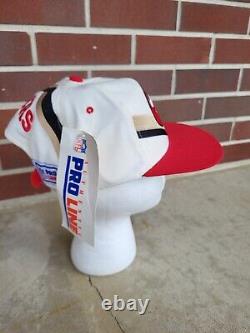 VINTAGE REEBOK PRO LINE NFL SAN FRANCISCO 49ERS ARCH SNAPBACK HAT CAP 90s NWT