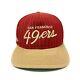 VINTAGE San Francisco 49ers Hat Cap Snapback Sports Specialties Script Pinstripe
