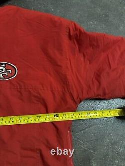 VINTAGE San Francisco 49ers Jacket Coat Size L STARTER Official NFL 1970s 1980s