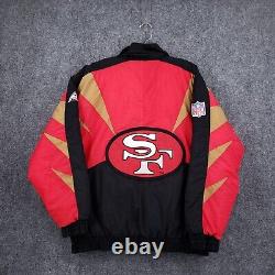 VINTAGE San Francisco 49ers Jacket Men M Red NFL Pro Line Apex One Sharktooth