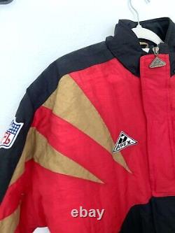 VINTAGE San Francisco 49ers Jacket NFL Pro Line Apex One Sharktooth Football