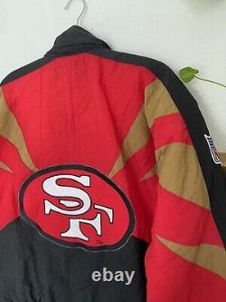 VINTAGE San Francisco 49ers Jacket NFL Pro Line Apex One Sharktooth Football