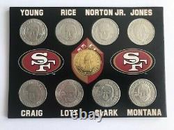 VINTAGE San Francisco 49ers Limited Edition 50th Anniversary Coin Set (1996)