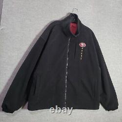 VINTAGE San Francisco 49ers Men Jacket Large Red Reversible Pro Player READ