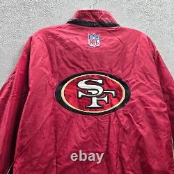 VINTAGE San Francisco 49ers Men Jacket XL Starter Pro Line 90s Pullover READ