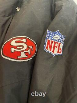 VINTAGE Starter Jacket Mens L Zip UP San Francisco 49ers -RARE STARTER