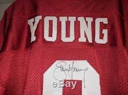 VTG 1995 DS Steve Young 49ERS Authentic Wilson Proline jersey SIGNED 48