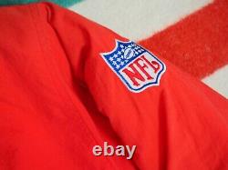 VTG 80s Starter NFL San Francisco 49ers Red Puffer Parka Jacket Logo Mens XL