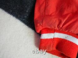 VTG 80s Starter NFL San Francisco 49ers Red Puffer Parka Jacket Logo Mens XL