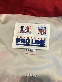 VTG 90's Logo Athletic Pro Line San Francisco 49ers NFL Shark Tooth Jacket L