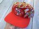 VTG 90s San Francisco 49ers Logo Athletic Sharktooth SnapBack Hat RARE PRO BOWL
