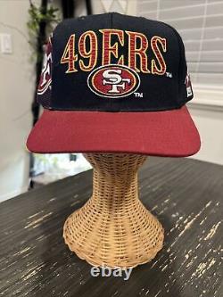VTG 90s San Francisco 49ers Sports Specialties dome SnapBack Wool Blend Hat