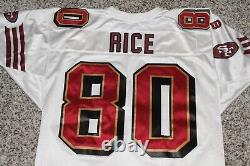 VTG Jerry Rice Authentic Wilson NFL San Francisco 49ers Jersey Size 46 L 50th an