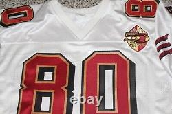 VTG Jerry Rice Authentic Wilson NFL San Francisco 49ers Jersey Size 46 L 50th an