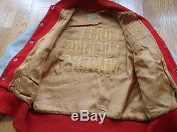 VTG Rare San Francisco 49ers 60s Wool Varsity Jacket Coat Leather Snapback Hat