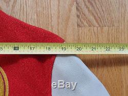 VTG Rare San Francisco 49ers 60s Wool Varsity Jacket Coat Leather Snapback Hat