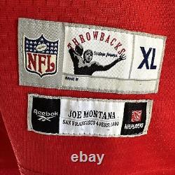 VTG Reebok Gridiron NFL San Francisco 49ers Joe Montana#16 Jersey Size XL-YOUTH